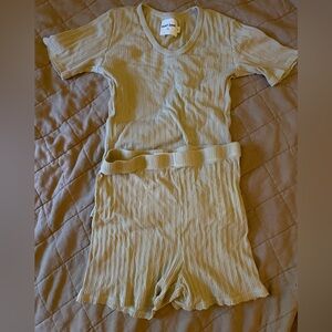 NWOT Rudy Jude pointelle set tee & shorts